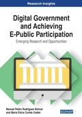 Cover: Digital Government and Achieving E-Public Participation: Emerging Research and Opportunities - Business Science Reference
