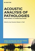 Cover: Acoustic Analysis of Pathologies - De Gruyter