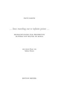 Cover: "... lines travelling out to infinite points ..." - Edition Metzel