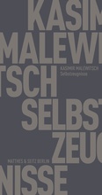 Cover: Selbstzeugnisse - Matthes & Seitz Berlin