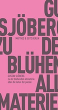 Cover: zu der bl&uuml;henden allmaterie - Matthes & Seitz Berlin