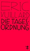 Cover: Die Tagesordnung - Matthes & Seitz Berlin