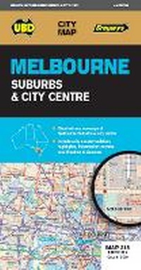 Abbildung von: Melbourne Suburbs & City Centre Map 318 9th ed - UBD Gregory's