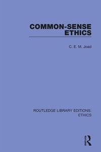 Abbildung von: Common-Sense Ethics - Routledge