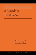 Cover: A Hierarchy of Turing Degrees - Princeton University Press