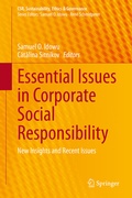 Cover: Essential Issues in Corporate Social Responsibility - Springer