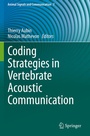 Cover: Coding Strategies in Vertebrate Acoustic Communication - Springer