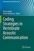 Cover: Coding Strategies in Vertebrate Acoustic Communication - Springer