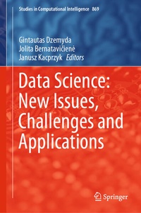 Enlarge image Cover: Data Science: New Issues, Challenges and Applications - Springer