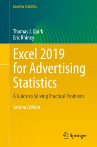 Abbildung von: Excel 2019 for Advertising Statistics - Springer