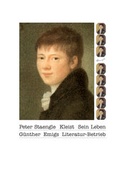 Cover: Kleist. Sein Leben - G&uuml;nther Emigs Literatur-Betrieb