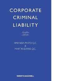 Abbildung von: Corporate Criminal Liability - Sweet & Maxwell