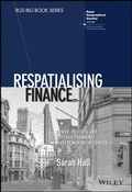 Cover: Respatialising Finance - Wiley