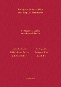 Enlarge image Cover: 3-4 Maccabees According to the Syriac Peshitta Version with English Translation - Gorgias Press