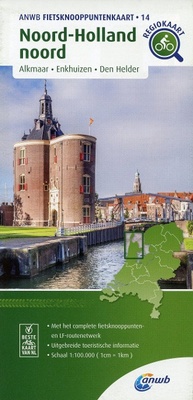Abbildung von: Noord-Holland North bicycle junction maps: 14 - ANWB BV, Netherlands
