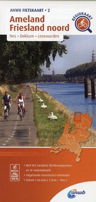 Abbildung von: Ameland, Friesland North cycling map: 2 - ANWB BV, Netherlands