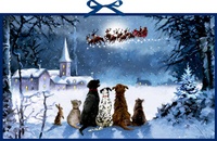 Abbildung von: Wandkalender - Wunderbare Hunde-Weihnacht - Coppenrath