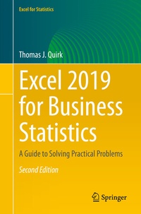 Abbildung von: Excel 2019 for Business Statistics - Springer