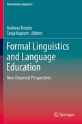 Cover: Formal Linguistics and Language Education - Springer