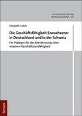 Bild: Die Gesch&auml;ftsunf&auml;higkeit Erwachsener in Deutschland und in der Schweiz - Tectum Wissenschaftsverlag