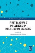 Cover: First Language Influences on Multilingual Lexicons - Routledge