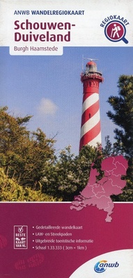 Abbildung von: Schouwen Duiveland hiking region map - ANWB BV, Netherlands
