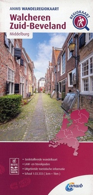 Abbildung von: Walcheren, Zuid-Beveland hiking region map - ANWB BV, Netherlands