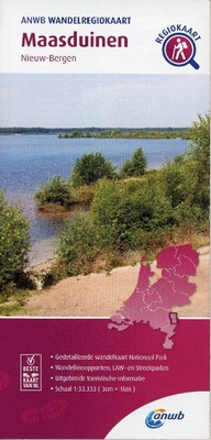Abbildung von: Maasduinen hiking region map - ANWB BV, Netherlands