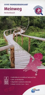 Abbildung von: Meinweg hiking region map - ANWB BV, Netherlands
