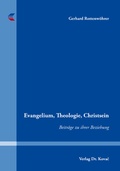 Cover: Evangelium, Theologie, Christsein - Kovac, Dr. Verlag