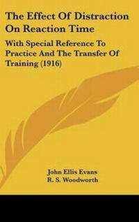 Enlarge image Cover: The Effect of Distraction on Reaction Time - Kessinger Publishing