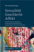 Cover: Sexualit&auml;t - Geschlecht - Affekt - transcript