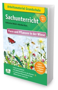 Abbildung von: Arbeitsmaterial Grundschule. Sachunterricht: Tiere und Pflanzen in der Wiese - Don Bosco Medien