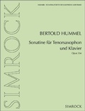 Cover: Sonatine f&uuml;r Tenorsaxophon und Klavier - Benjamin, A J