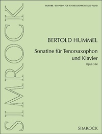Abbildung von: Sonatine für Tenorsaxophon und Klavier - Benjamin, A J