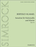 Cover: Sonatine f&uuml;r Violoncello und Klavier - Benjamin, A J