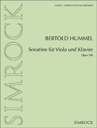 Abbildung von: Sonatine für Viola und Klavier - Benjamin, A J
