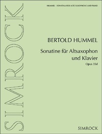 Abbildung von: Sonatine für Altsaxophon und Klavier - Benjamin, A J
