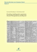 Cover: Encoding metalinguistic awareness: - PeWe-Verlag
