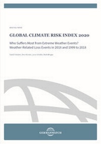 Enlarge image Cover: Global Climate Risk Index 2020 - Germanwatch Nord-Süd Initiative e.V.