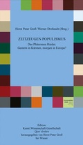 Cover: Zeitzeugen Populismus - Wieser Verlag