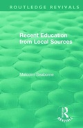 Cover: Recent Education from Local Sources - Routledge