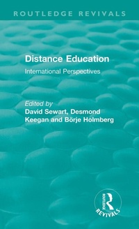 Enlarge image Cover: Distance Education - Routledge