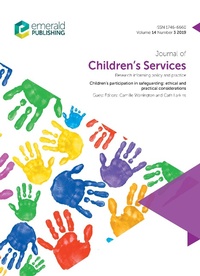 Enlarge image Cover: Children's Participation in Safeguarding - Emerald Publishing Limited