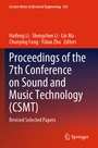 Cover: Proceedings of the 7th Conference on Sound and Music Technology (CSMT) - Springer