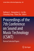 Cover: Proceedings of the 7th Conference on Sound and Music Technology (CSMT) - Springer