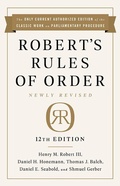 Cover: Robert's Rules of Order Newly Revised, 12th edition - PublicAffairs,U.S.