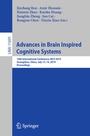 Cover: Advances in Brain Inspired Cognitive Systems - Springer