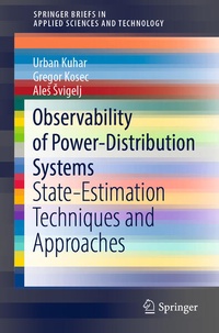 Enlarge image Cover: Observability of Power-Distribution Systems - Springer
