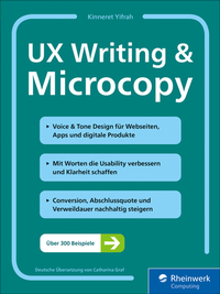 Abbildung von: UX Writing u. Microcopy - Rheinwerk